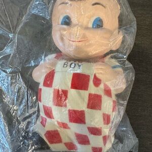 1973 Vintage BigBoy Bank Red & White Checker
